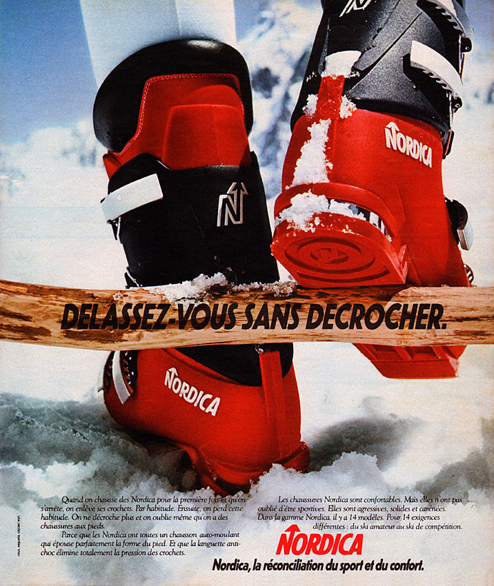 Publicité Nordica 1975