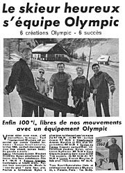 Publicit Olympic 1959