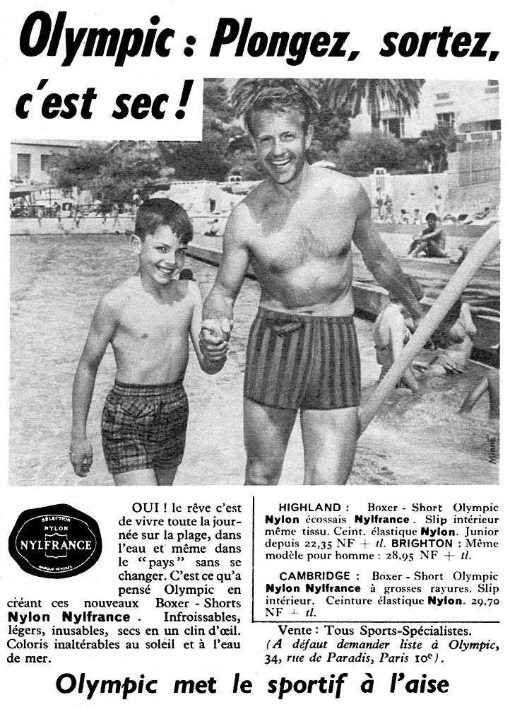 Publicité Olympic 1960