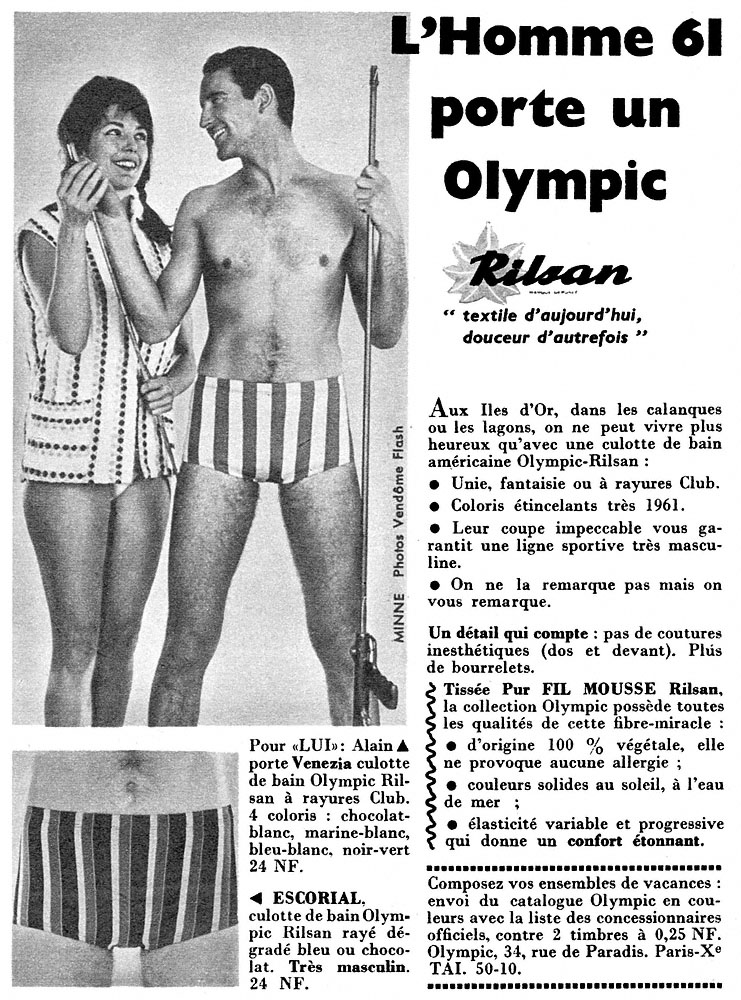 Publicité Olympic 1961