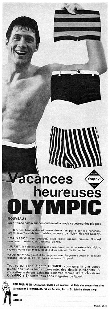 Publicité Olympic 1963