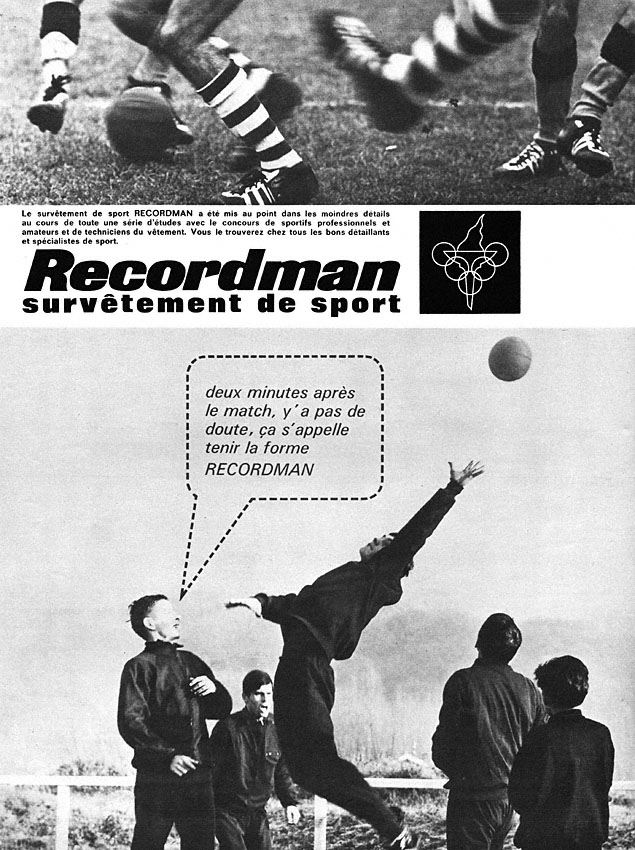Publicité Recordman 1963