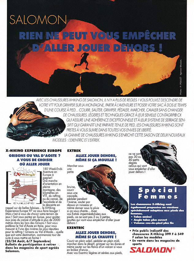 Publicité Salomon 1997