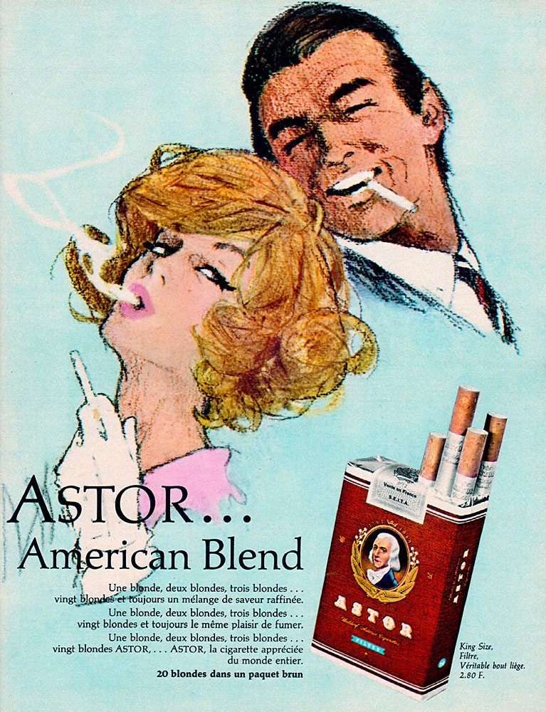 Publicit� Astor 1965