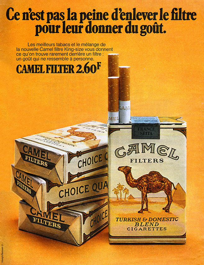 Publicité Camel 1971