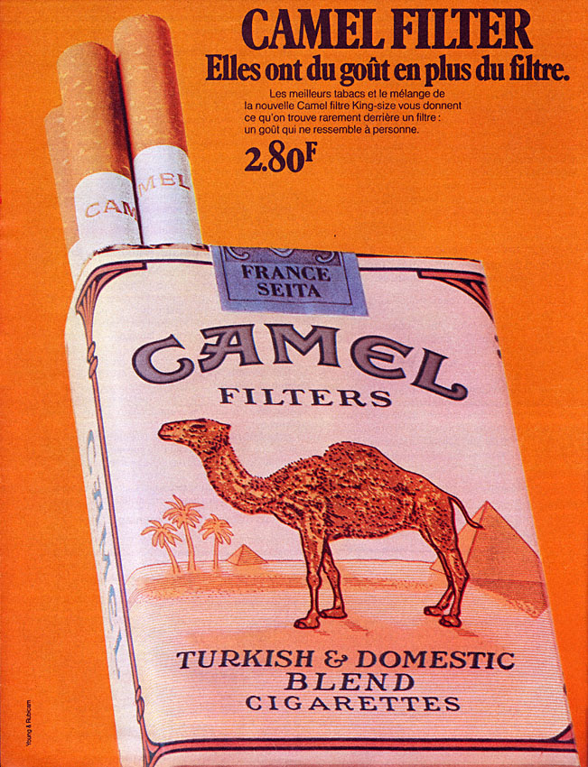 Publicité Camel 1972