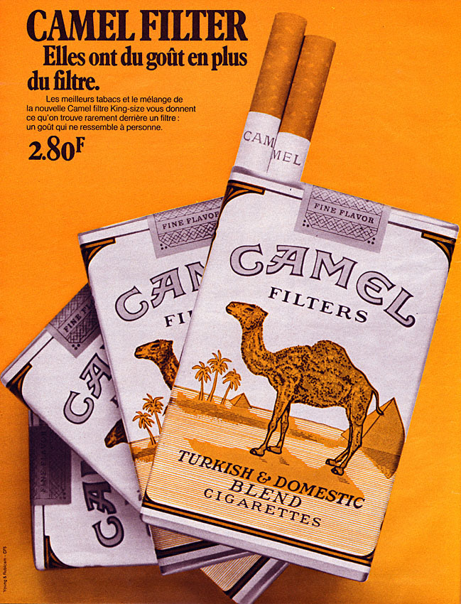 Publicité Camel 1972