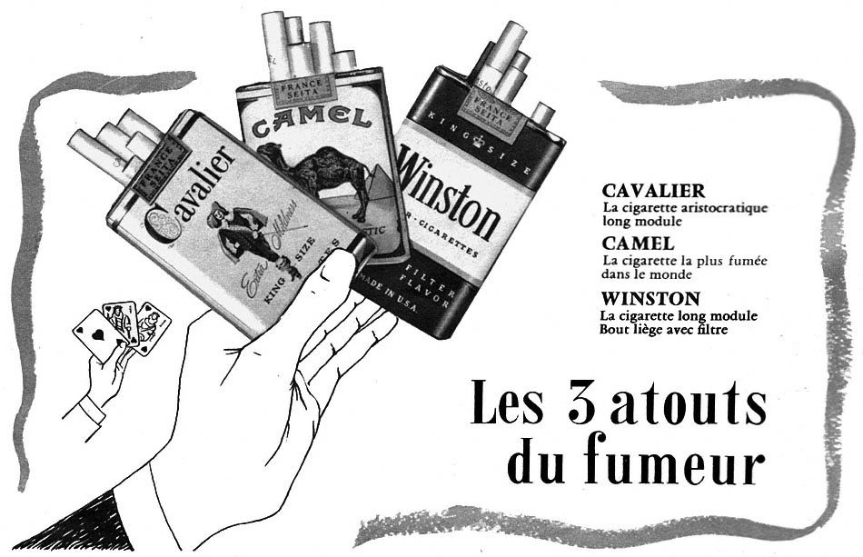 Publicité Camel 1955