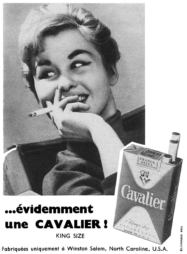 Publicité Cavalier 1957