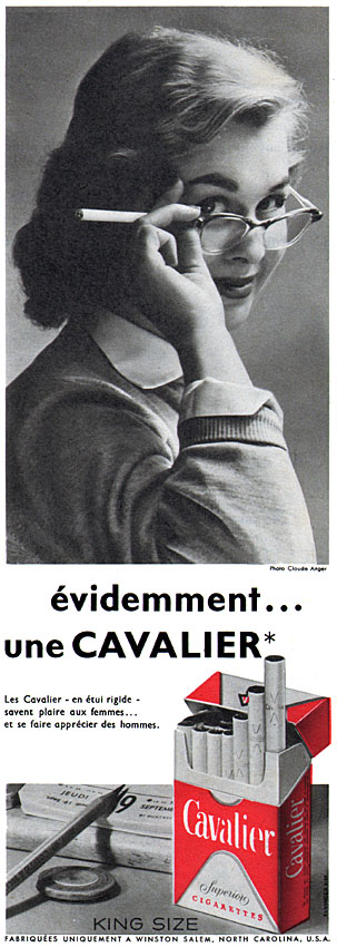 Publicité Cavalier 1959