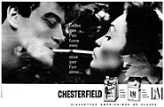 Publicit Chesterfield 1958