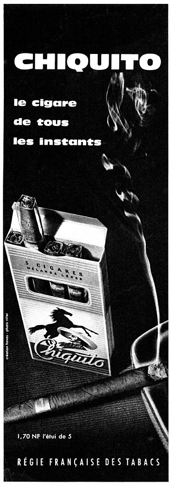 Publicité Chiquito 1960