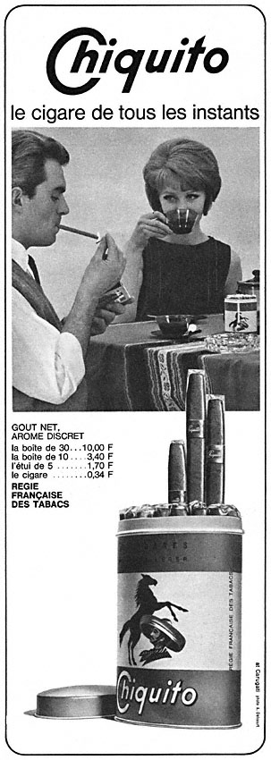 Publicité Chiquito 1963