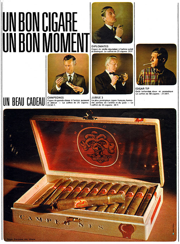Publicité Cigares 1966