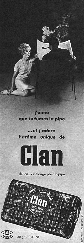 Publicité Clan 1961