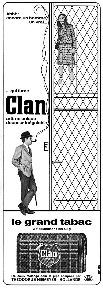 Publicit� Clan 1967