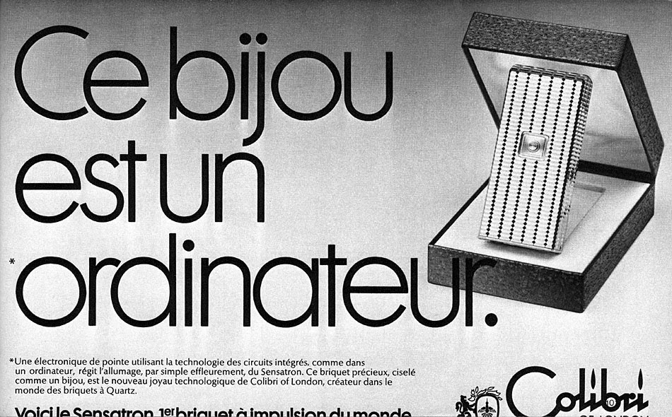 Publicité Colibri 1978