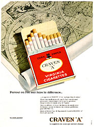 Publicit Craven 1960