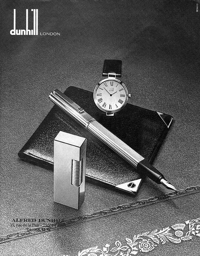 Publicité Dunhill 1981