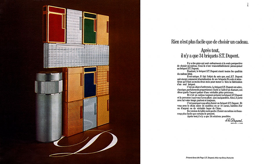 Publicité Dupont 1972