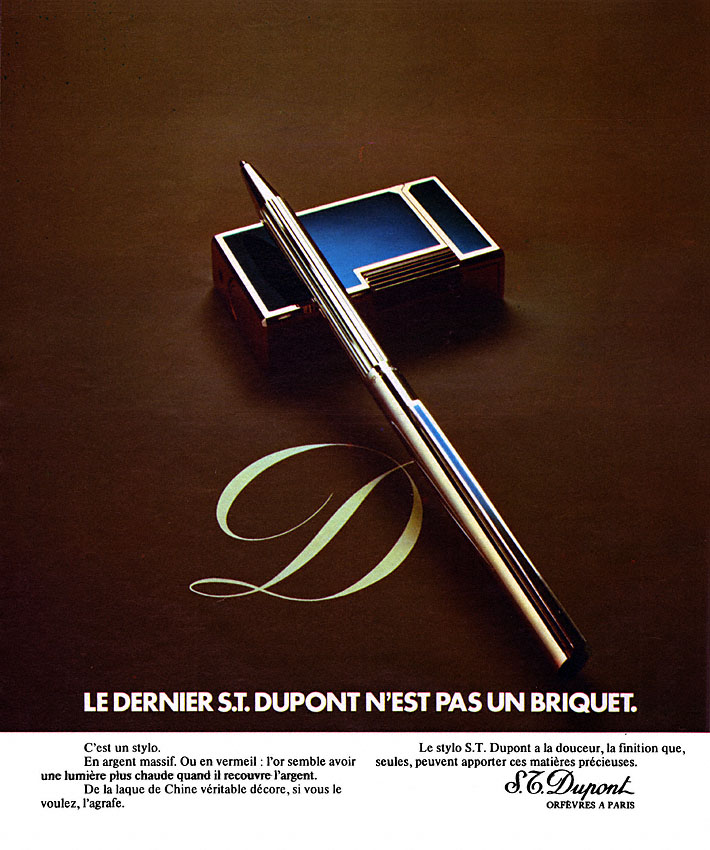 Publicité Dupont 1973