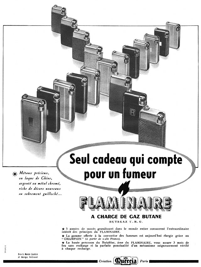 Publicité Flaminaire 1952