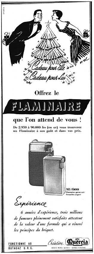 Publicité Flaminaire 1953
