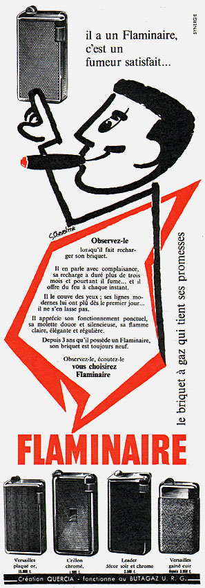 Publicité Flaminaire 1955