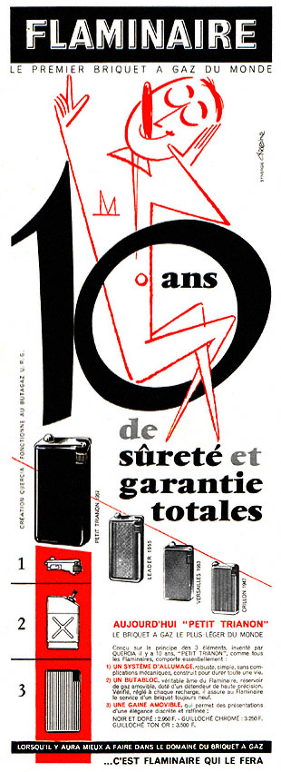 Publicité Flaminaire 1956