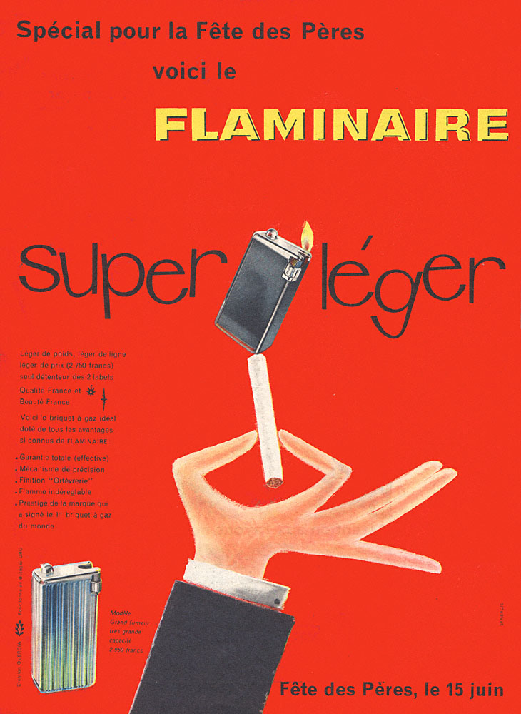 Publicité Flaminaire 1958