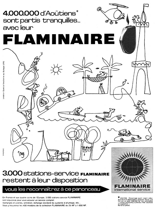 Publicité Flaminaire 1962