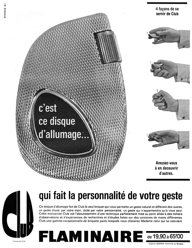 Publicité Flaminaire 1963