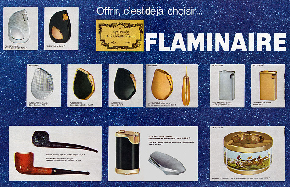 Publicité Flaminaire 1965