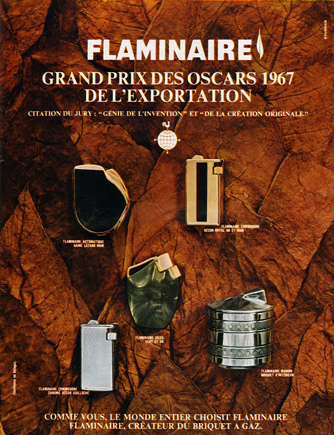 Publicité Flaminaire 1968