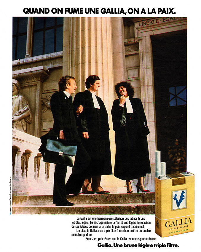 Publicité Gallia 1975