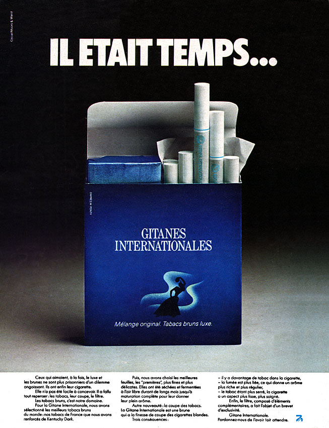 Publicité Gitanes 1976