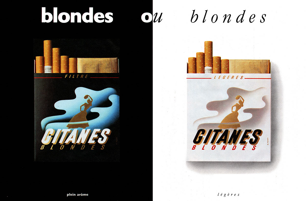 Publicité Gitanes 1990