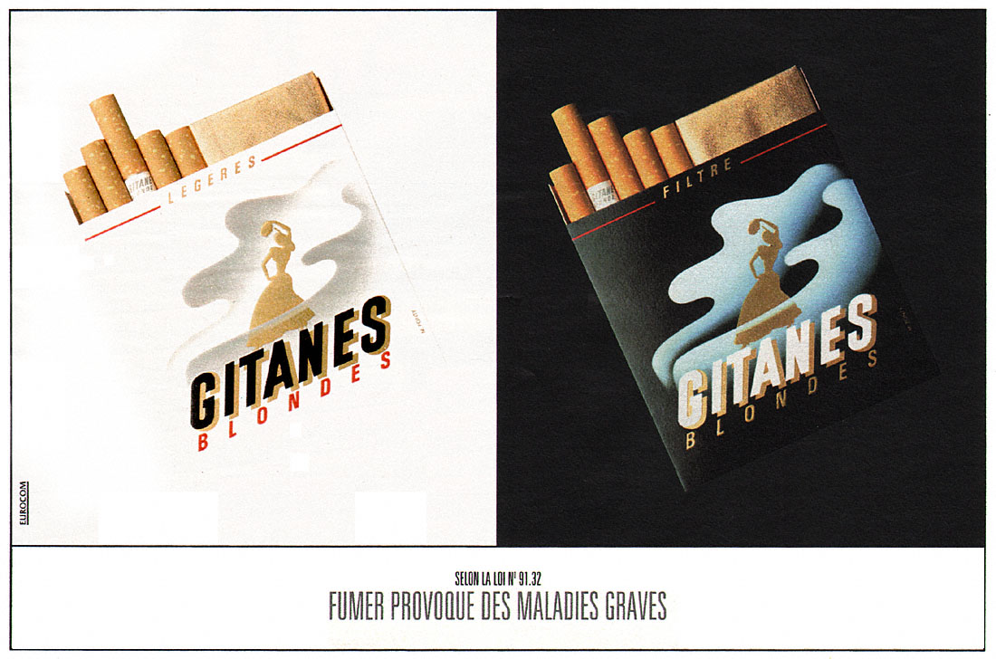 Publicité Gitanes 1992
