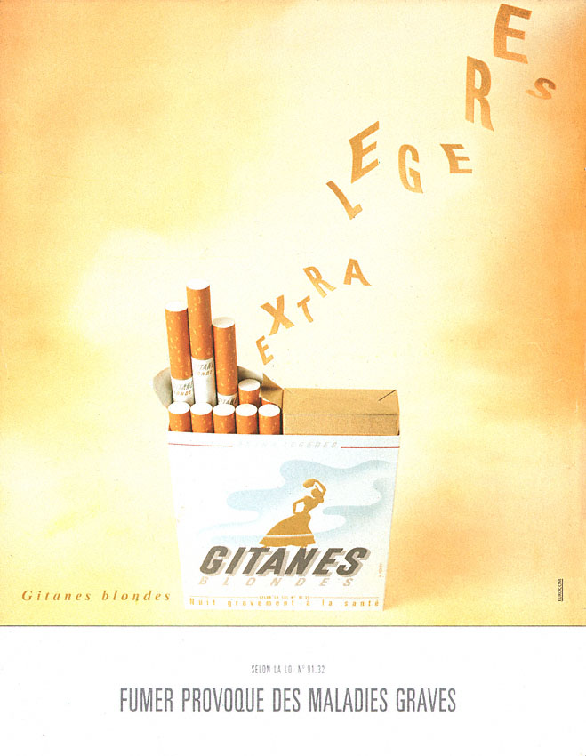 Publicité Gitanes 1992