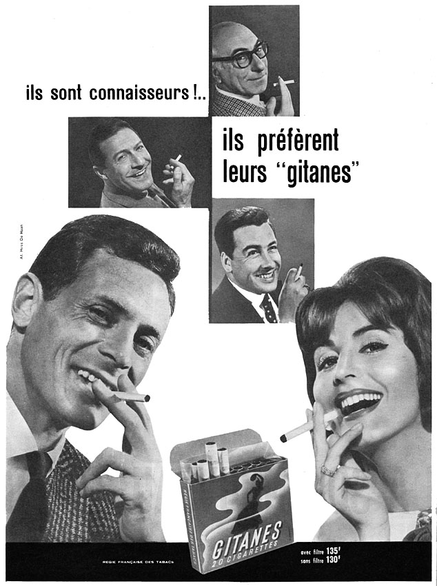 Publicité Gitanes 1959