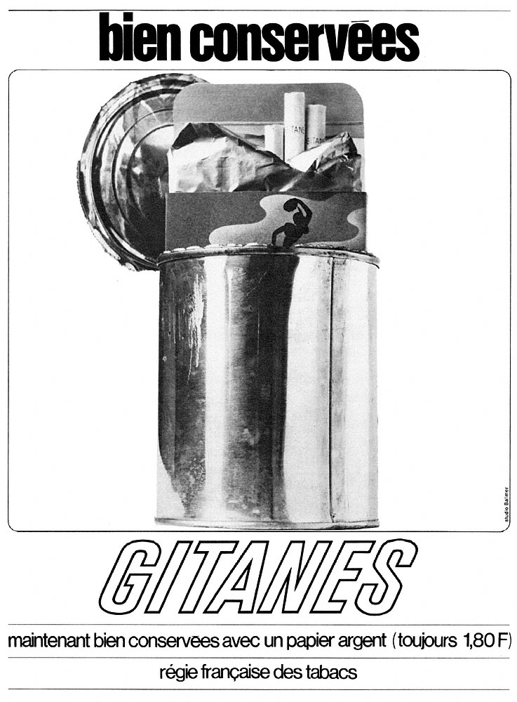 Publicit� Gitanes 1965