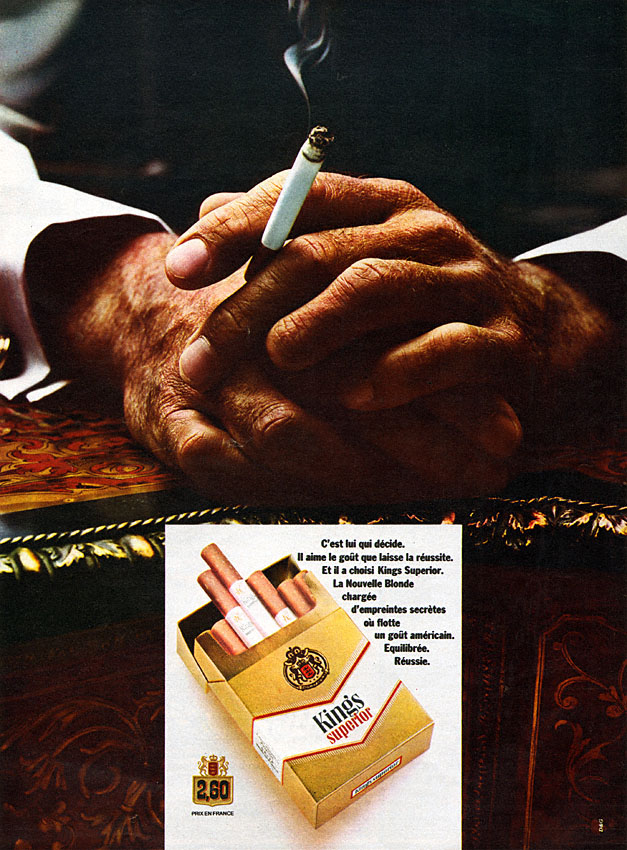 Publicité Kings 1970