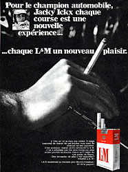 Publicit L&M 1968