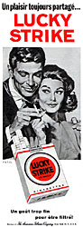 Publicit Lucky Strike 1961