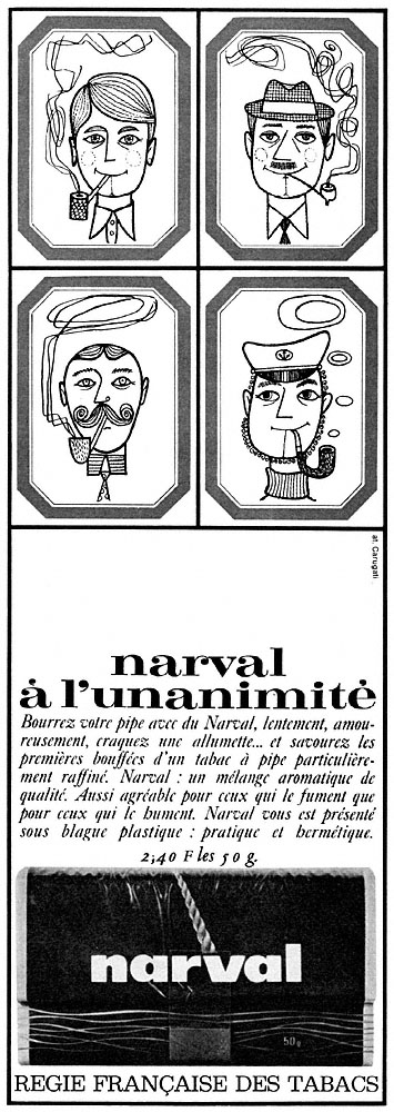 Publicit� Narval 1965