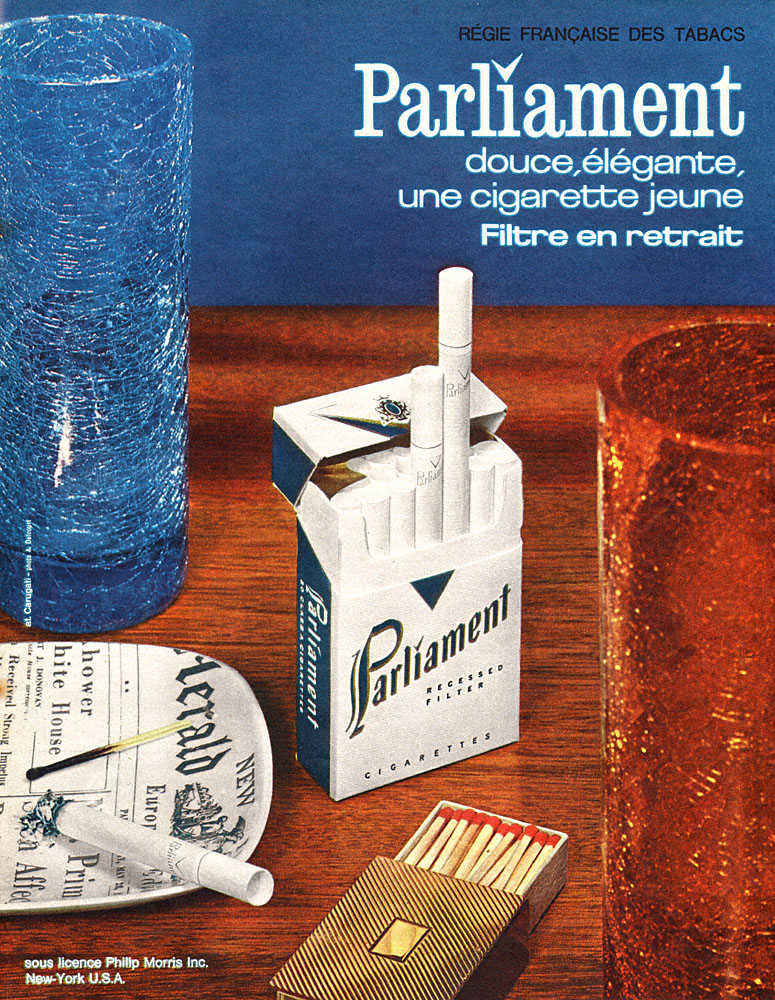 Publicité Parliament 1962