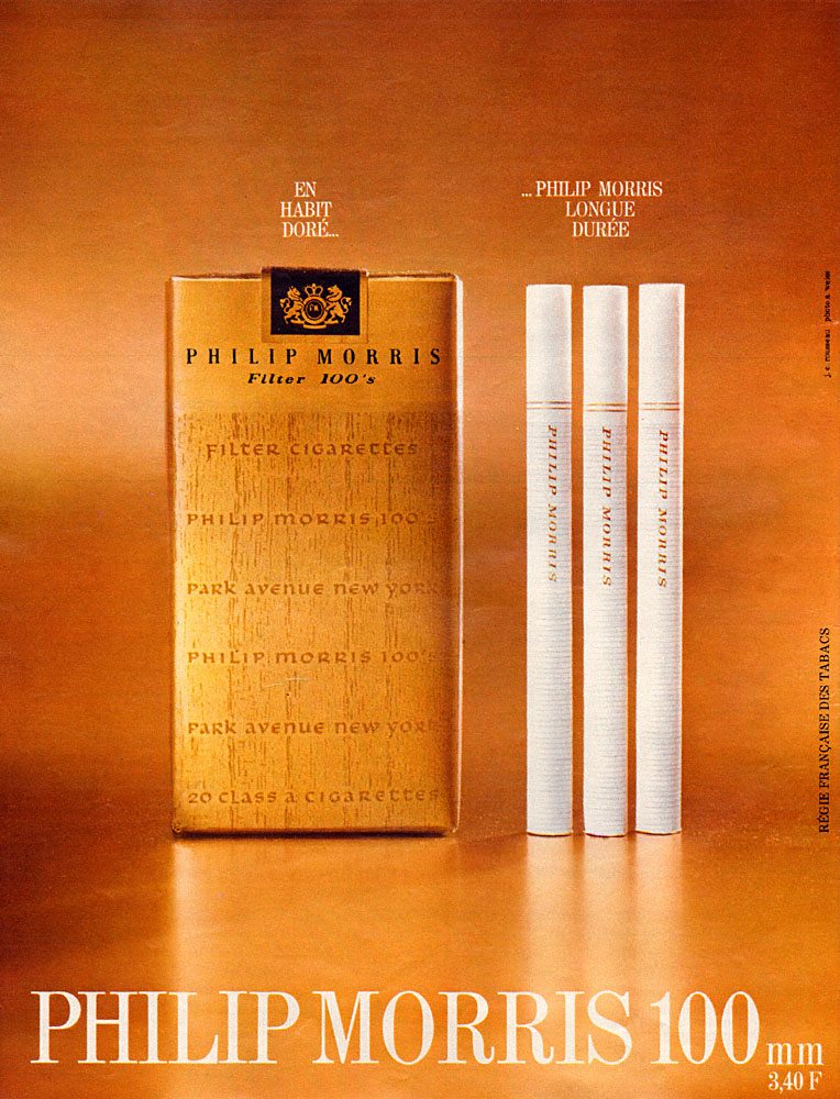 Publicit� Philip Morris 1968
