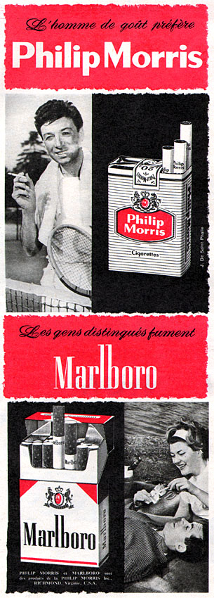 Publicité Philip Morris 1960