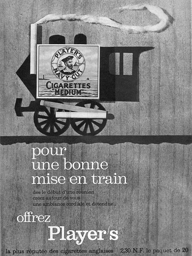 Publicité Player's 1960