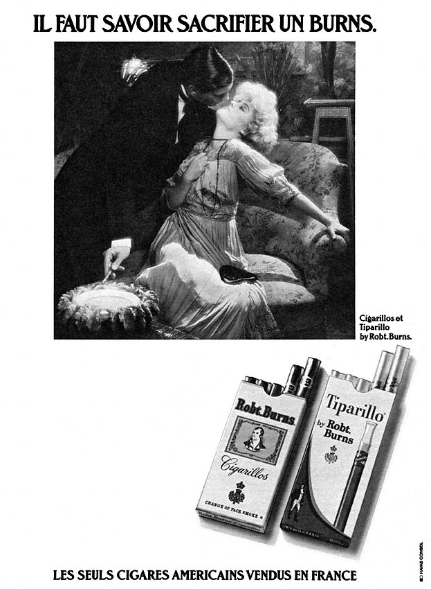 Publicité RobtBurns 1976